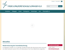 Tablet Screenshot of fws-wangen.de